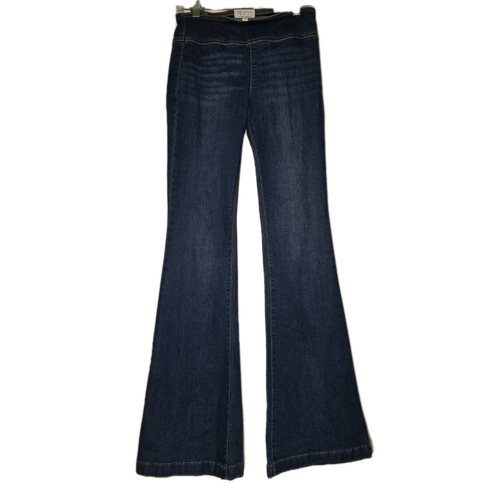 Sofia‎ Jeans by Sofia Vergara Melisa Flare Jeans Women's Sz 0 GUC Retro Chic